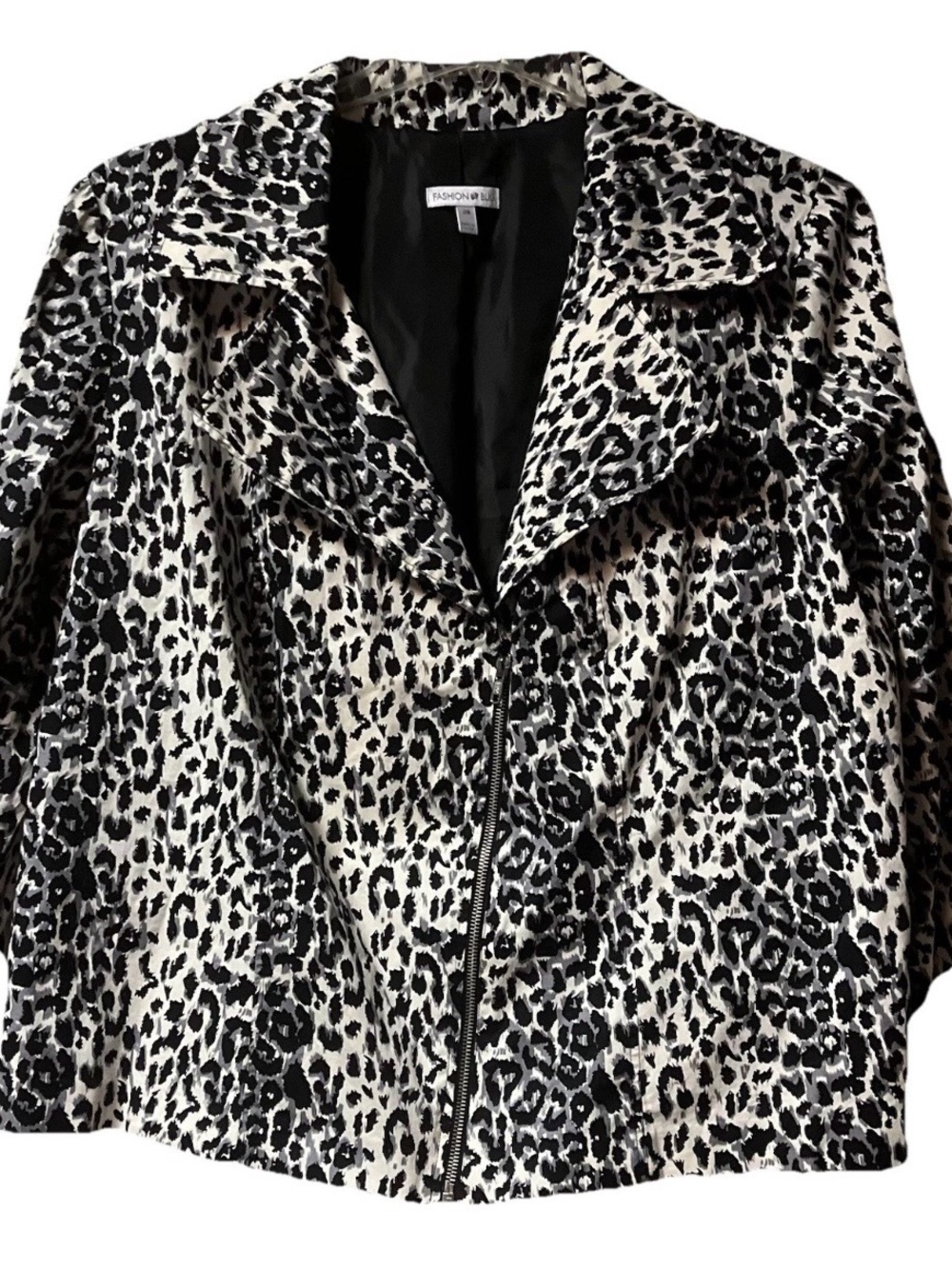 Fashion Bug ~ Women ~ Jacket ~ 3X ~ Size 24 ~ Animal Print ~ Blazer